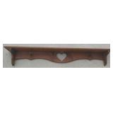 48' Wide Wooden Shelf