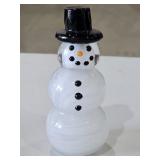 Prestige Glass Snowman Paperweight