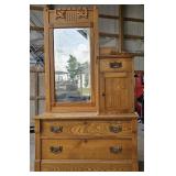 Vintage Wooden Gentleman's Dresser