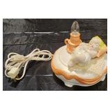 Vintage Sleeping Baby Light
