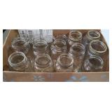 (15) Various Size Glass Jars