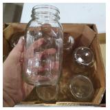 (10) Quart Glass Jars