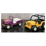 (2) Vintage Tonka Jeeps