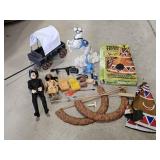 Miscellaneous Vintage Western Toys, Teepee & More