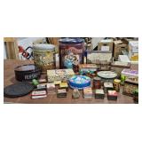 Vintage Tins & Other Miscellaneous Items