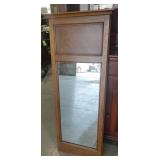 Oak Wall Hanging Mirror
