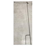 Garden Flag Pole with Misc Flags