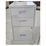 3 Drawer Metal Filing Cabinet