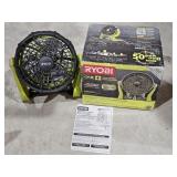 Dual Powered Ryobi One+ Fan 18V