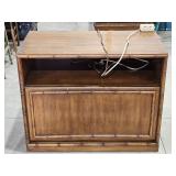 Wooden Drop Lid Chest