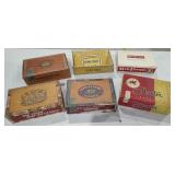 (6) Vintage Cigar Boxes