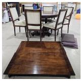Henredon Table with 6 Chairs & 2 Leaves