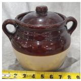 Mon Mouth Maple Leaf Pottery? Bean Pot