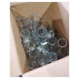 Box of Various Glass Jars