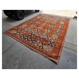 S.A.F.T. Rabat Morocco 9' x 12' Wool Rug