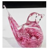 2006 Joe Rice Glass Bird Paperweight