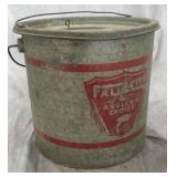 Vintage Fall City Minnow Bucket