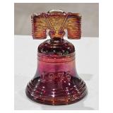 Joe St Clair Carnival Glass Bell Paperweight