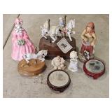 Misc Figurines, Carousel Horse Music Boxes & More