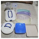 Misc Serving Trays, Pitcher, Storage Containers
