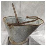 Vintage Ash Bucket w/ Shovel