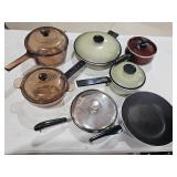 Pyrex/Corning/Vision/West Bend/Farberware Cookware
