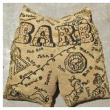 Vintage 1963 Fairmount IN Senior Cord Pants Pillow