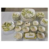 Red Wing Hand Pottery Painted Dinnerware