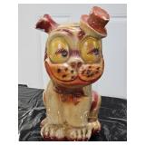 1935 Dated Carnival Chalkware Bulldog