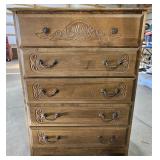 Lullabye Golden Oak 5 Drawer Dresser