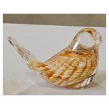 Joe St Clair Glass Bird Paperweight