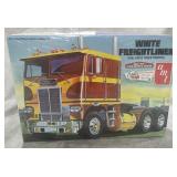 White Freightliner Semi Model