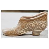 J. St Clair Glass Shoe Paperweight