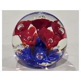 E.H.S. 1943 Glass Paperweight