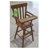 Wooden Doll High Chair