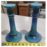 Pair of Haeger Ceramic Candlestick Holders