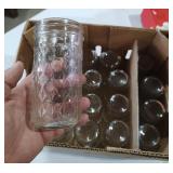 (19) Glass Jelly Jars