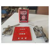 Oil Can, Gas Pump Nozzles and Faceplate