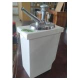 Vintage Ceramic Soda Fountain Syrup Dispenser