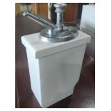 Vintage Ceramic Soda Fountain Syrup Dispenser