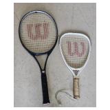 (2) Wilson Racquets