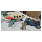 Vintage Toys and Oil Can Bank