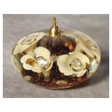 Joe Rice Glass Pen Holder / Paperweight