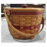 Longaberger 1997 Snow Flake Basket
