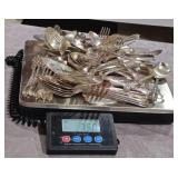 Misc Silver Plated Utensils & Storage Box
