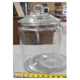 Large Glass Cookie Jar w Lid