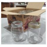 12 Glass Pint Canning Jars