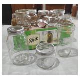Various Size Glass Canning Jars