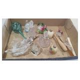 Flat of Misc Glass Pieces