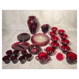 Ruby? Red Vintage Glassware